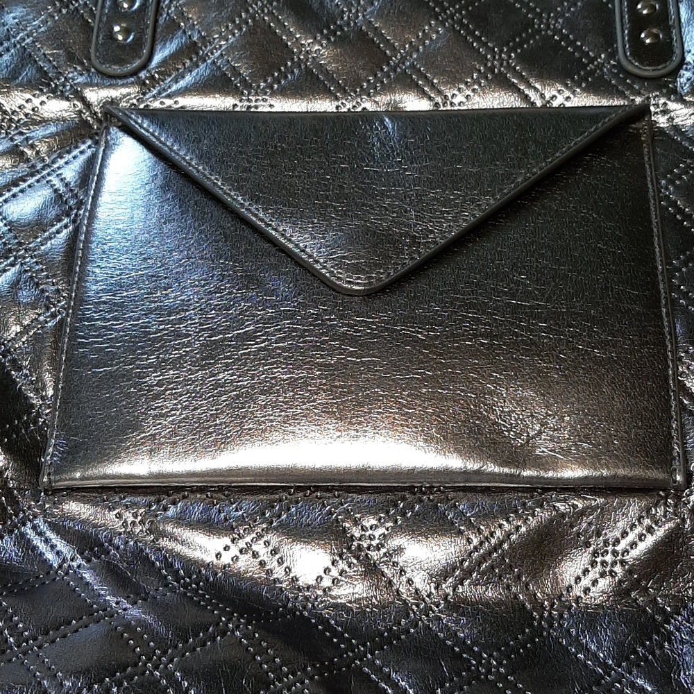 NWT Bath & Body Works Silver Tote - Picture 3 of 5